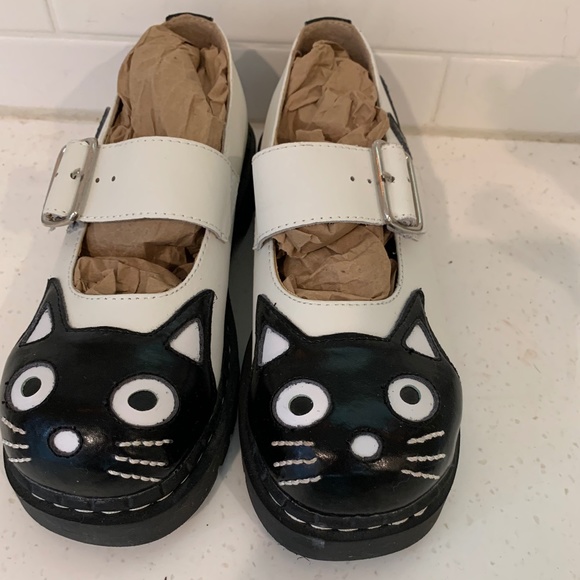 TUK  Anarchic Shoes - NWOT   TUK Anarchic Cat Mary Jane shoes size 7. Perfect Condition